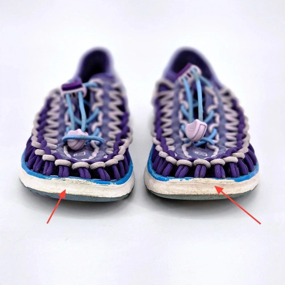 KEEN Uneek O2 Liberty Azure Blue Purple Corded Sport Sandals Youth Kids Size 1